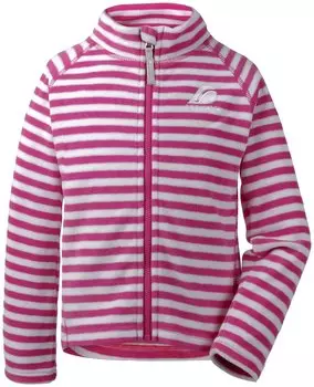 Кофта детская Didriksons MONTE KIDS PR JKT, полоска розовая, 502674 (Размер: 80 )