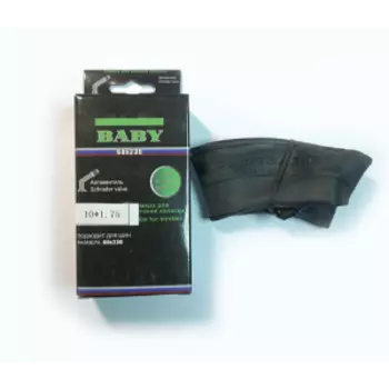 Камера велосипедная HOTA, бутиловая, 10x1.75/2.125, A/V прямой, в цветной коробке, ZTB20138