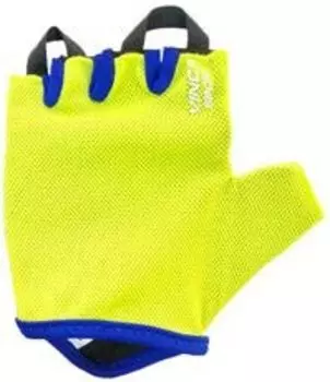 Велоперчатки Vinca Sport, детские, сетка, гелевые вставки, лайм, VG 978 lime (Размер: 3XS)