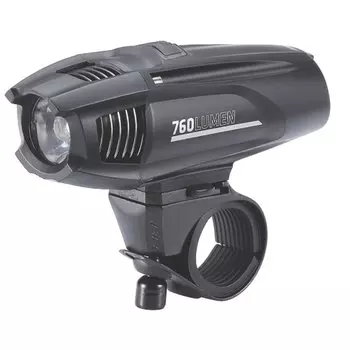 Фонарь передний BBB Strike, светодиодный, сменный аккумулятор, 5 режимов, BLS-74