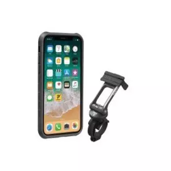 Чехол д/смартфона c креплением TOPEAK Ridecase w/Ridecase Mount, iphone X , Black/Gray, TT9855BG