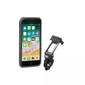 Чехол д/смартфона c креплением TOPEAK RIDECASE W/MOUNT, WORK WITH iPHONE 8/7/6S/6, черно-серый, TT9856BG