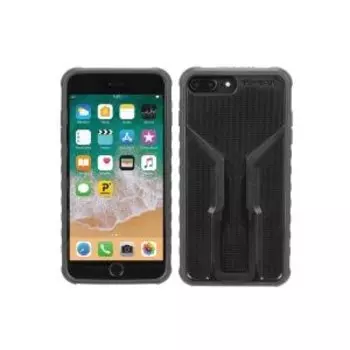 Чехол для смартфона c креплением TOPEAK RIDECASE W/MOUNT, WORK WITH iPHONE 8+/7+/6S+/6+, BLACK/GRAY, TT9857BG