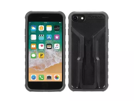Чехол для смартфона TOPEAK RIDECASE ONLY, WORK WITH iPHONE 8/7/6S/6, BLACK/GRAY, TRK-TT9856BG