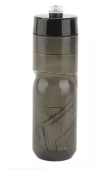 Велофляга AUTHOR AB-ScrewOn X9, 0.8 л, c большим клапаном, мягкий пластик, полупрозрачная, черно-неоновый, 8-14060220