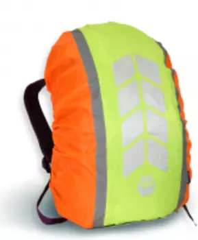 Чехол на рюкзак PUKY, со световозвращающими лентами, оранж-лимон, 555-501