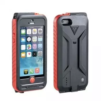 Чехол Topeak Weatherproof RideCase для iPhone 5/5S/5SE, с креплением, красный, TT9839BR