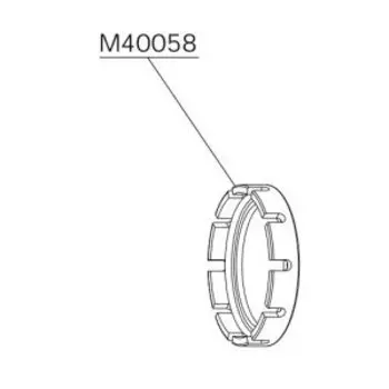 Кольцо стальное для велосипеда Mavic Carbon Pro восьмизубчатое, M40058