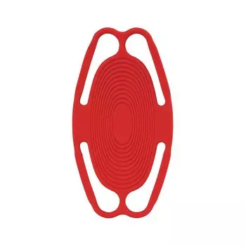Держатель BONE BIKE TIE 5 Red, силиконовый, на руль, универсальный, антивибрационный материал, 07-240511