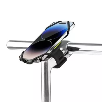 Держатель Bone Bike Tie Connect Kit 2 Magnetic, силиконовый, универсальный, крепление GARMIN 4.7'-7.2, черный, 07-240120