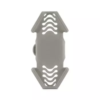 Держатель для смартфона BONE BIKE TIE PRO 2, силикон, на вынос, универсальный, 4.0'-6.5', серый, 07-180023