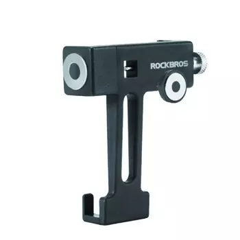 Держатель для смартфона Rockbros, алюминий, черный, 2017-2ABK