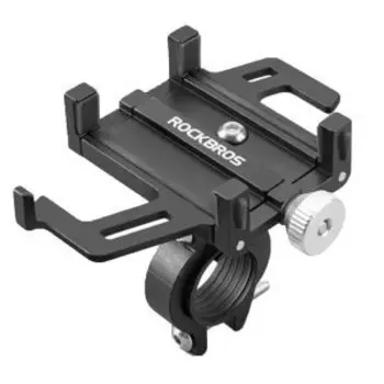 Держатель для телефона ROCKBROS, алюминиевый, черный, RB_699-BO