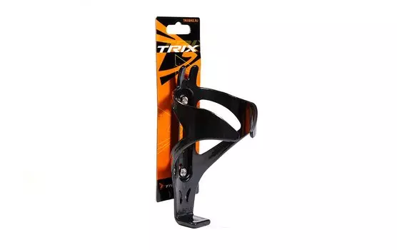Держатель фляги TRIX, крепление на раму, пластиковый, черный, HL-BC29-BLACK-CARD