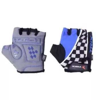 Велоперчатки TRIX LCL-6586-BLUE, детские, синий