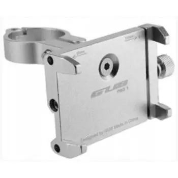 Держатель GUB для смартфона алюминиевый на руль/вынос 20-31,8мм, регулировки ширины 55-100мм, PRO1, 09-300175