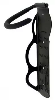 Держатель M-Wave вело настенный торцевой "вертикальный", сталь, черный, 6-1011