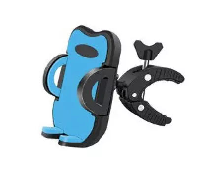 Держатель мобильного телефона велосипедный TRIX, крепление на руль, пластиковый, сине-черный, PHTX082BL