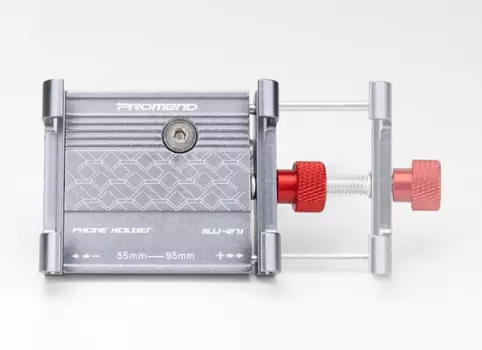 Держатель телефона Promend, на руль, алюминий, серый, SJJ-271GREY