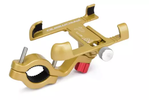 Держатель телефона Promend, на руль, универсальный, золотой, SJJ-299GLD