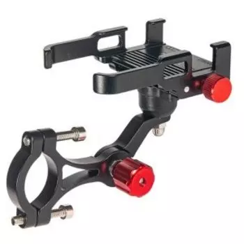 Держатель телефона Promend SJJ-296R, на руль, чёрный, SJJ-296R BLACK