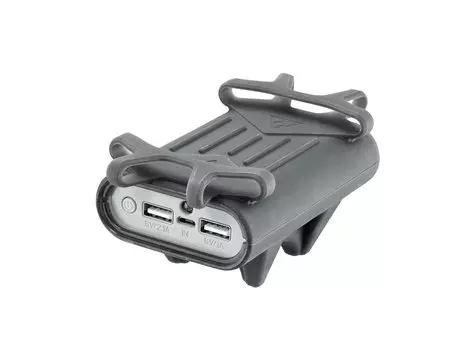 Держатель TOPEAK Smartphone Holder 7800mAh, с блоком питания, TSPH-1