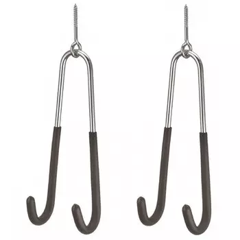 Держатель вело BIKEHAND YC-27S, до 25кг, к потолку, комплект 2 крюка, 6-230050