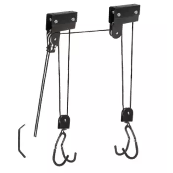 Держатель вело M-WAVE, подвесной, крепление к потолку, до 57 кг, черный, 5-430098