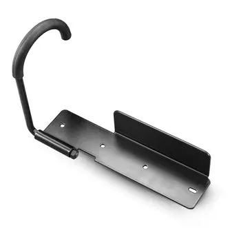 Держатель велосипедный HORST H077 настенный торцевой "ВЕРТИКАЛЬНЫЙ" черный, сталь, 00-171510