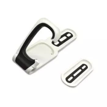 Держатель велосипедный HORST, настенный торцевой, вертикальный, сверхпрочный пластик, белый 00-170295