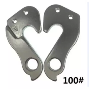 Держатель велосипедный "петух" Haiwey №100, с болтом, серебристый, 100