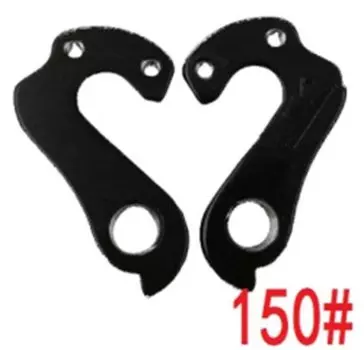 Держатель велосипедный "петух" Haiwey №150, с болтом, черный, 150