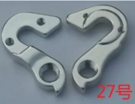 Держатель велосипедный "петух" Haiwey №27, с болтом, серебристый, 27