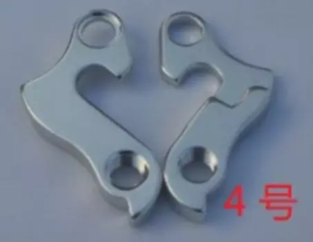 Держатель велосипедный "петух" Haiwey №4, с болтом, серебристый, 4