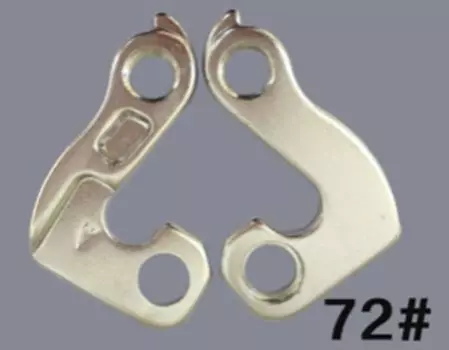 Держатель велосипедный "петух" Haiwey №72, с болтом, серебристый, 72