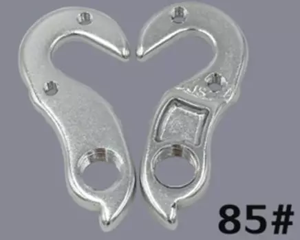 Держатель велосипедный "петух" Haiwey №85, с болтом, серебристый, 85