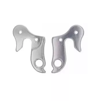 Держатель заднего переключателя (петух) TRIX, для велосипедов Stels, XDS, Evoke, алюминиевый, серебристый, D627