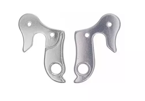 Держатель заднего переключателя (петух) TRIX, для велосипедов Stels, XDS, Evoke, алюминиевый, серебристый, D627