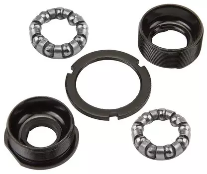 Детали каретки VP-B32, чашка каретки, контргайка, подшипник каретки 1/4"х9, черный, 160028, LU029168