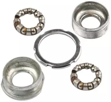 Детали каретки VP-B32, чашка каретки, контргайка, подшипник каретки 1/4"х9, серебристый, VP-B32 160