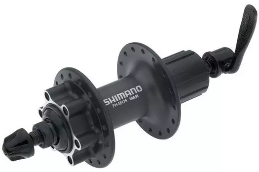 Велосипедная втулка Shimano M475, задняя. под кассету, 36 отверстий, 8/9 скоростей, чёрная. EFHM475AZS