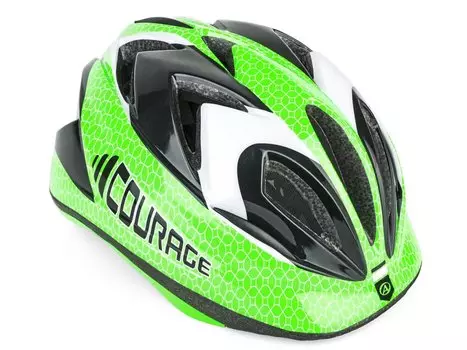 Детскиц велошлем Author с сеточкой Сourage INMOLD 11 отверстий 52-57см (Размер: 52-57 см)