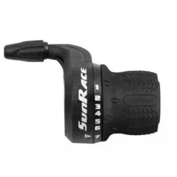 Шифтер велосипедный SUNRACE TSM27.R70S.0S1.HP, грипшифт, правый, 7 скоростей, с проводкой, 06-201583