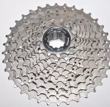 Кассета SHIMANO, 10 скоростей, KCSHG5010136, DEORE 10х11-36 Ni-Plat, серебро, 2-8035