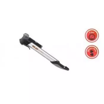 Насос велосипедный Giyo, металл, Т-образная ручка, линейный манометр, GP-781