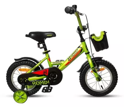 Детский велосипед HORST Remix 12" 2020 (Возраст: 2-4 года, Цвет: лимонный)