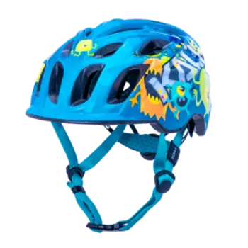 Шлем велосипедный детский KALI CHAKRA CHILD, KIDS, 21 отверстие, Monsters Blu