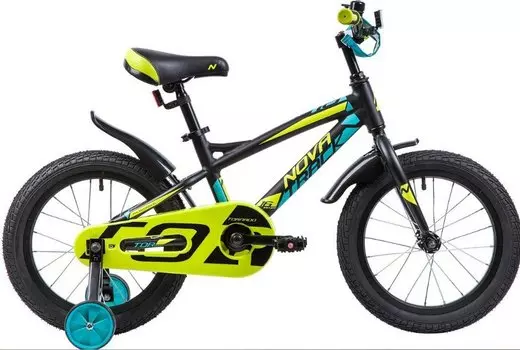 Детский велосипед NOVATRACK 16", TORNADO, 2019, VX33958 (Цвет: чёрный)