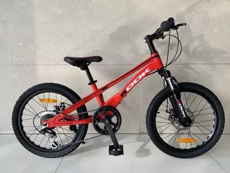 Детский велосипед Rook MD-210RD 20" (Возраст: 6-9 лет (Рост: 120-135 см), Цвет: красный)