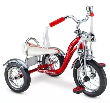 Детский велосипед Schwin Lil' Stingray Super Deluxe Trike 12/10" 2021 (Возраст: 1-4 года (Рост: 71-97 см), Цвет: red)